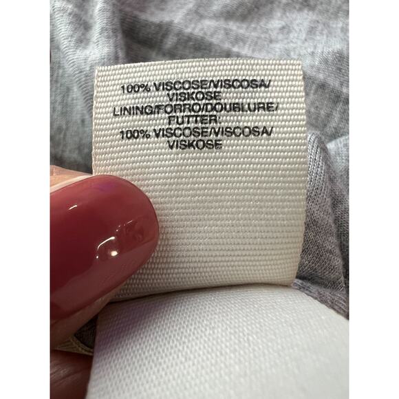 Rachel Roy jersey Asymmetrical handkerchief maxi dress abstract colorful Size-M - Picture 7 of 8